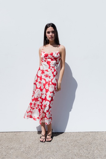 BEDRUCKTES CAMISOLE KLEID