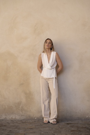 CHEMISE CROSSOVER AVEC CEINTURE