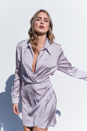 ROBE IMPRIMEE WRAP