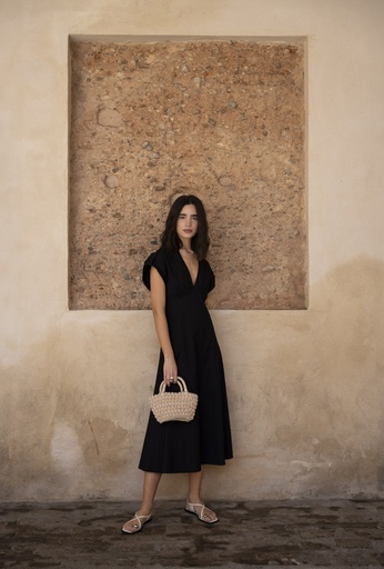 ROBE MIDI EN POPELINE